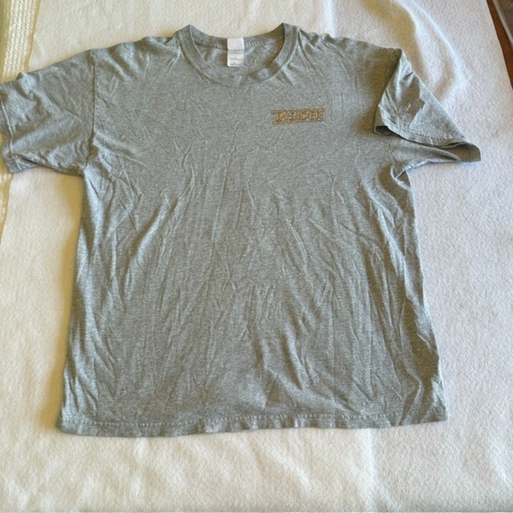 Gildan Pizza Hut Insider Graphic Shirt XL Heather Gray Heavy Cotton Activewear